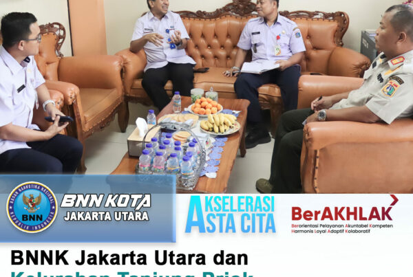 BNNK Jakarta Utara dan Kelurahan Tanjung Priok Bahas Penanganan Kampung Rawan Narkoba