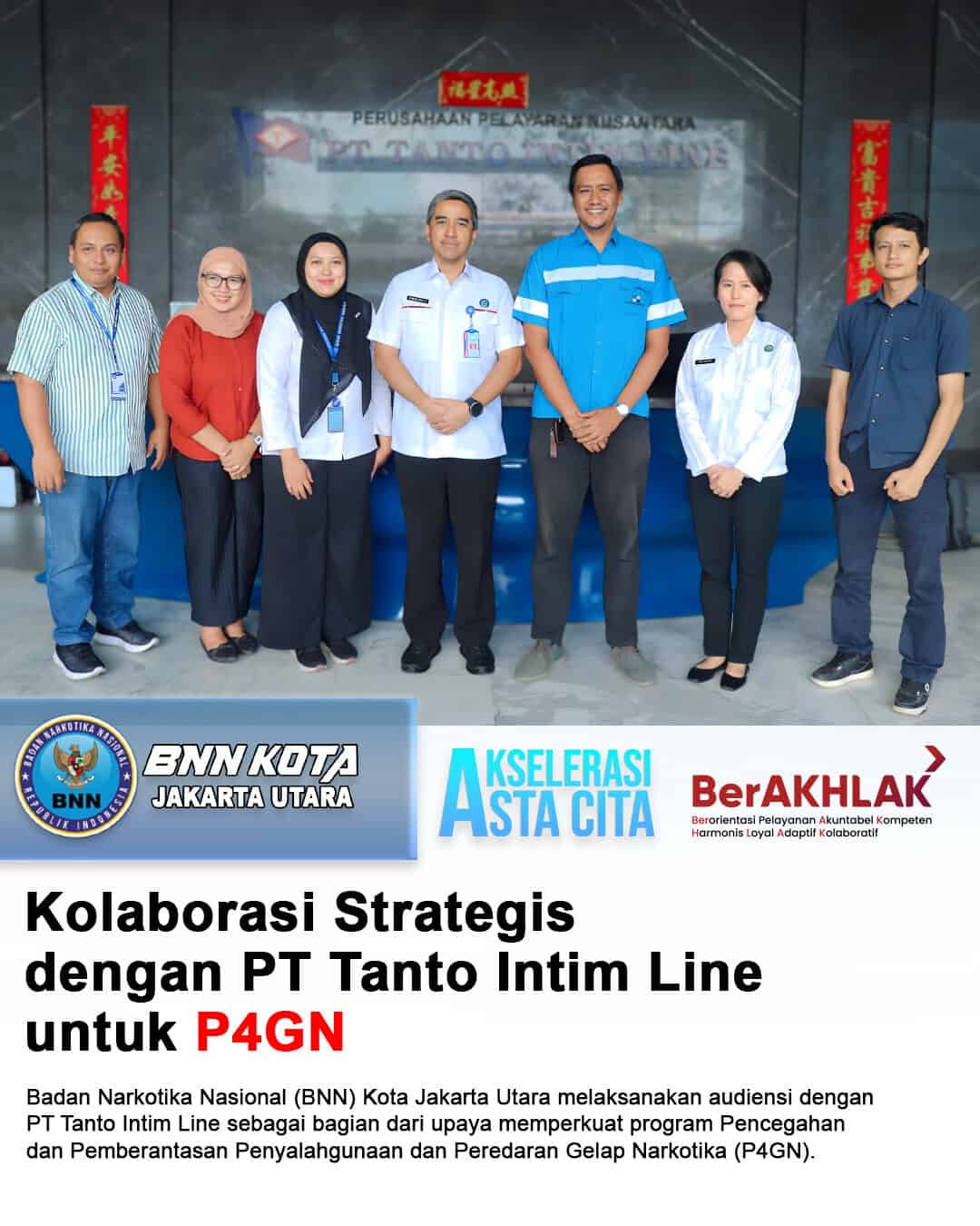 Kolaborasi Strategis dengan PT Tanto Intim Line untuk P4GN Kolaborasi Strategis dengan PT Tanto Intim Line untuk P4GN