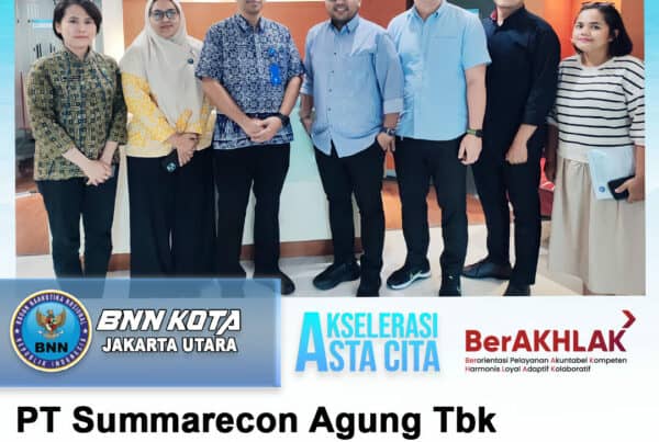 PT Summarecon Agung Tbk Tunjukkan Komitmen Bersama BNNK Jakarta Utara