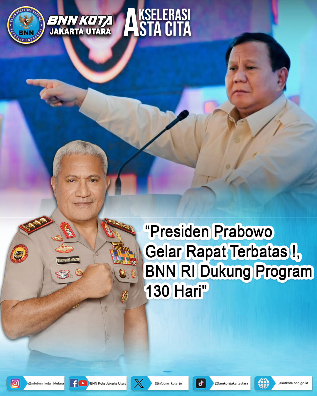 KEPALA BNN RI HADIRI RAPAT TERBATAS BERSAMA PRESIDEN, PERKUAT KONSOLIDASI PROGRAM PEMERINTAH KEPALA BNN RI HADIRI RAPAT TERBATAS BERSAMA PRESIDEN, PERKUAT KONSOLIDASI PROGRAM PEMERINTAH